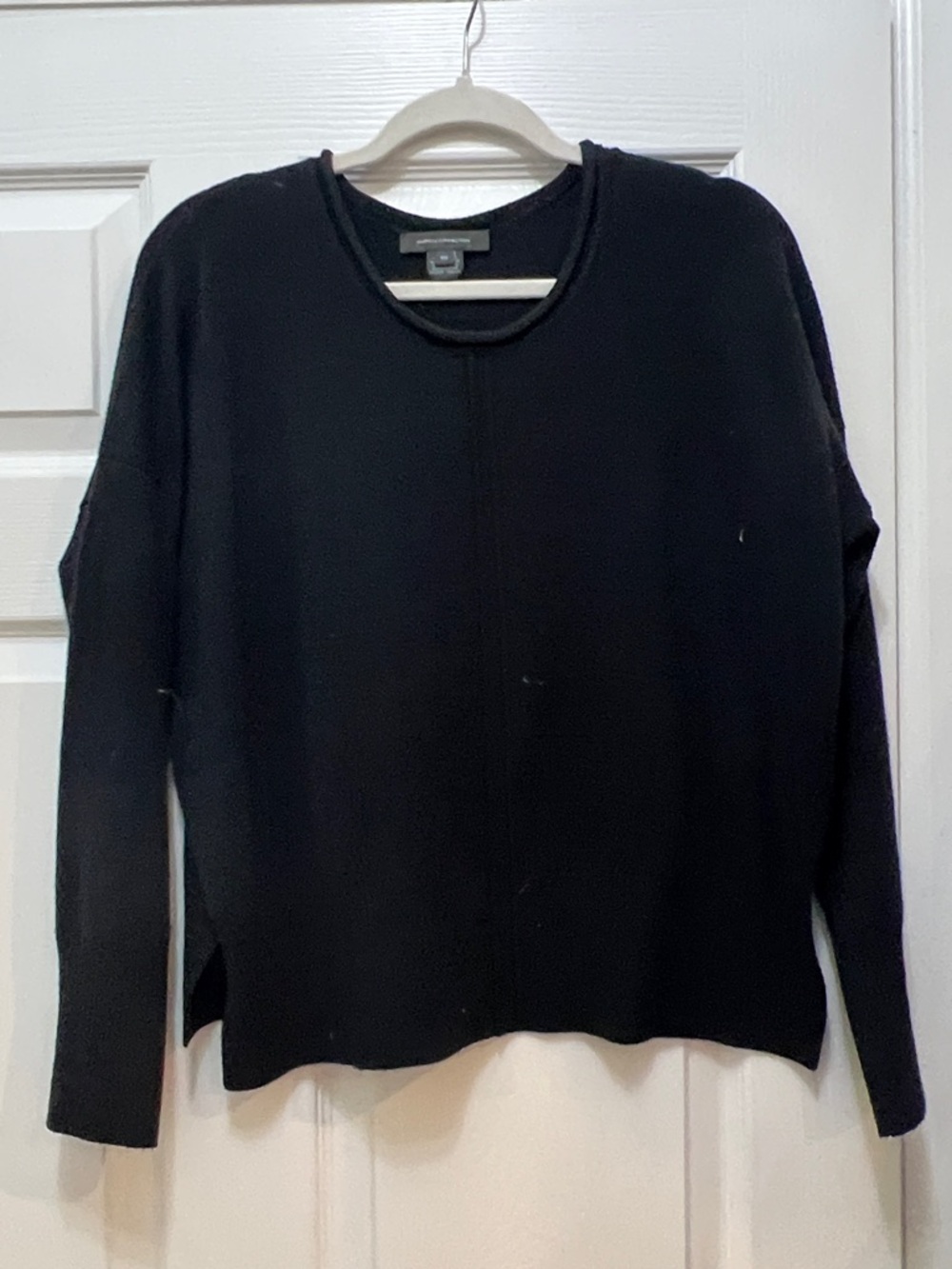 French Connection Black Crewneck Sweater